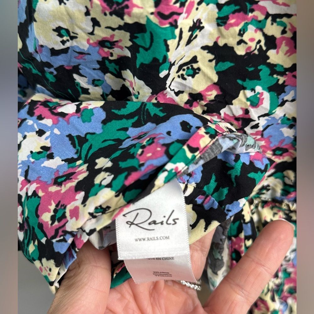 Rails Women’s Size XXL Plus Carmen Mini Dress Wildflower Meadows - Picture 8 of 10